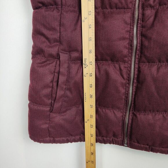 Old Navy Insulated Puffer Vest Women's Small Purple Full-Zip Pockets Sleeveless - Picture 5 of 8
